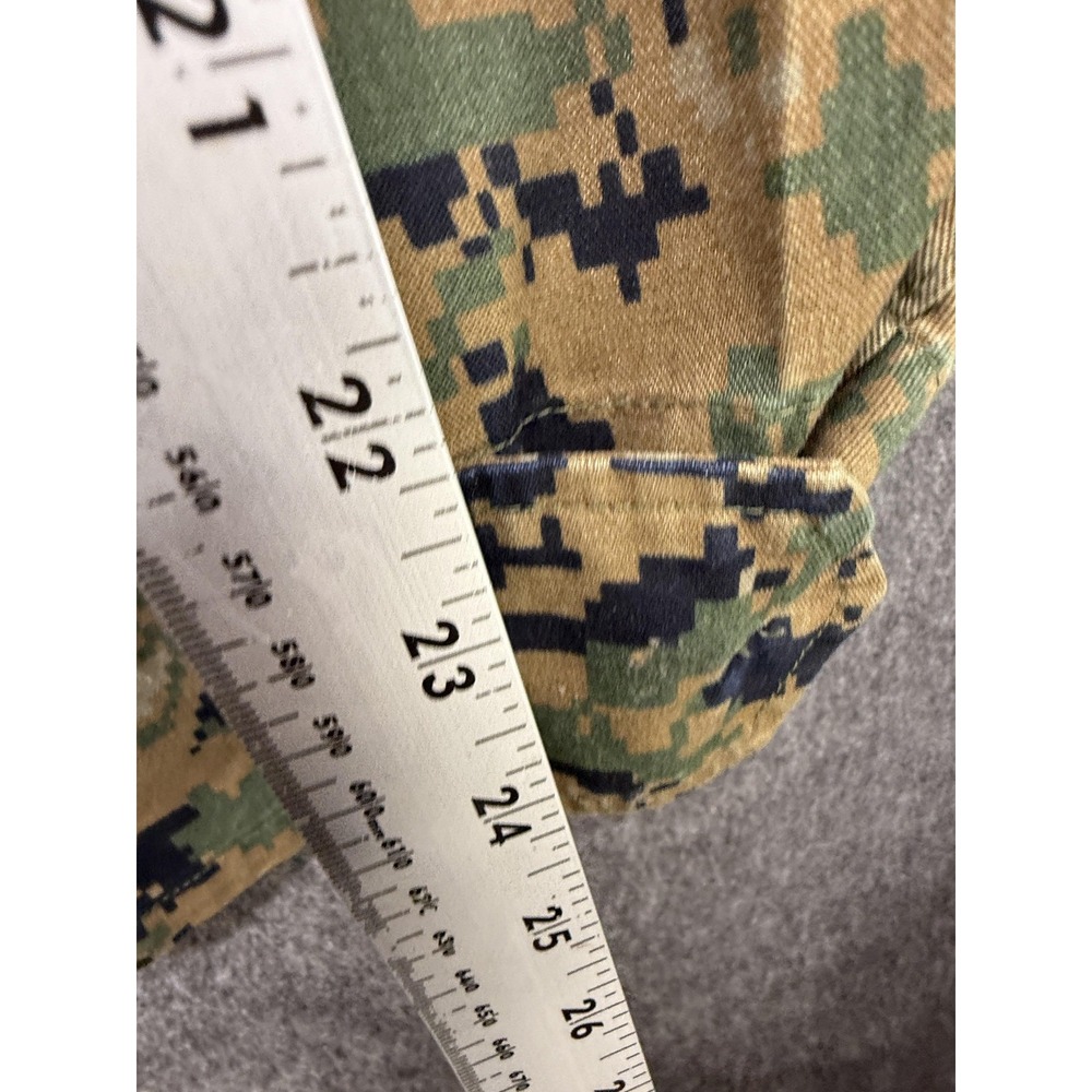 US Marines Shirt Mens Medium Regular Woodland MARPAT Camouflage Permethrin MCCUU - Picture 9 of 16